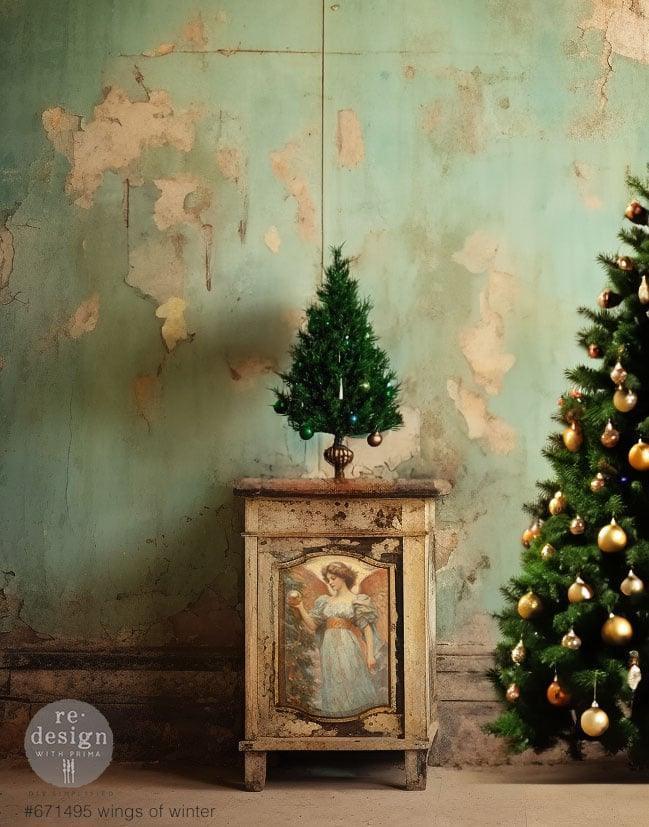 Decoupage Papier A3 | Wings of Winter | Redesign 3er Set