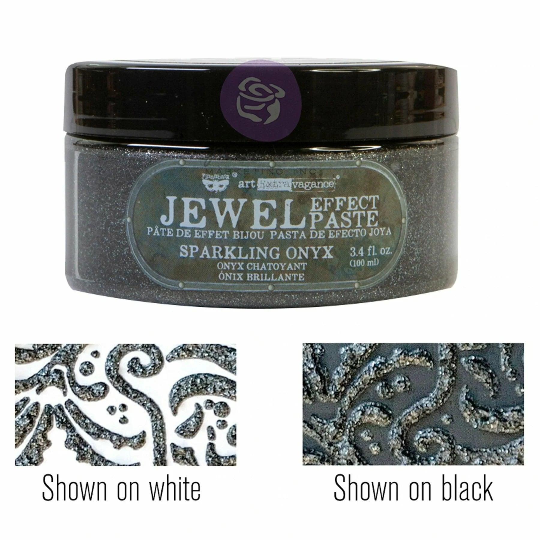 Sparkling Onyx | Jewel Effect Paste | Schwarz Metallic