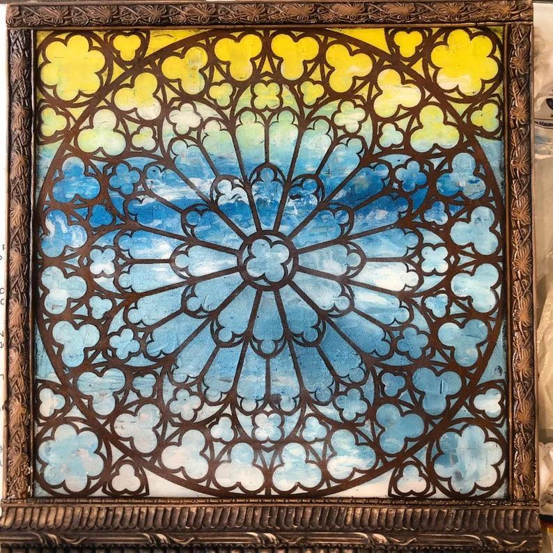 Mandala Schablone | Stone Rosette | Posh Chalk