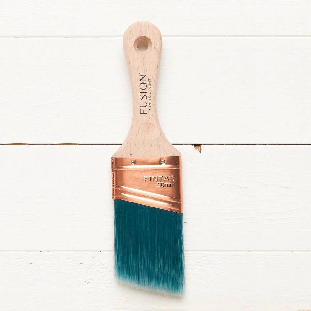 Angled Synthetic Brush | abgewinkelter Flachpinsel | 5,5 cm | Fusion - Lioness Vintage