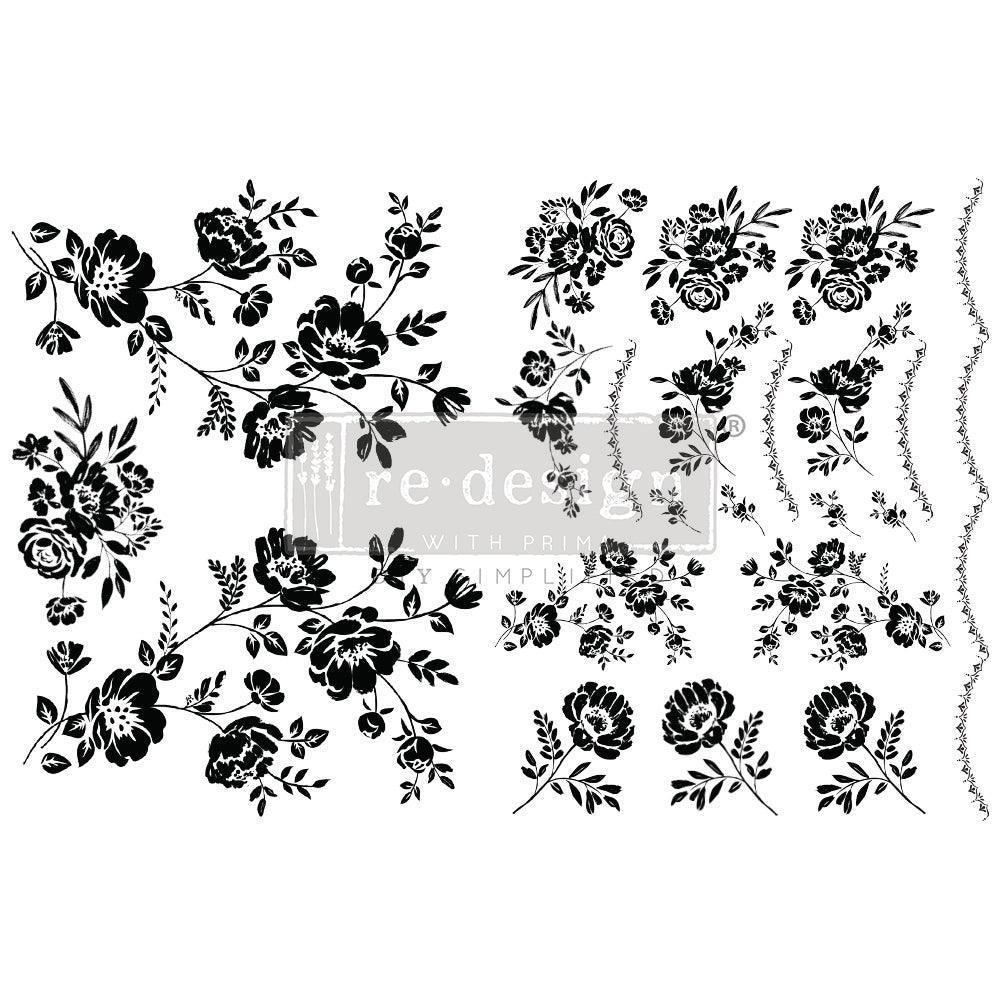 Blossomy - Transferfolien H2O Wasserschiebefolie | Redesign - Lioness Vintage