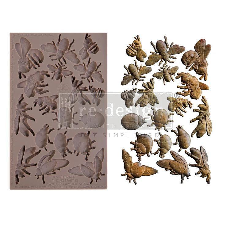 Buzzing Beauties | ReDesign Mould | Bienen Silikonform - Lioness Vintage