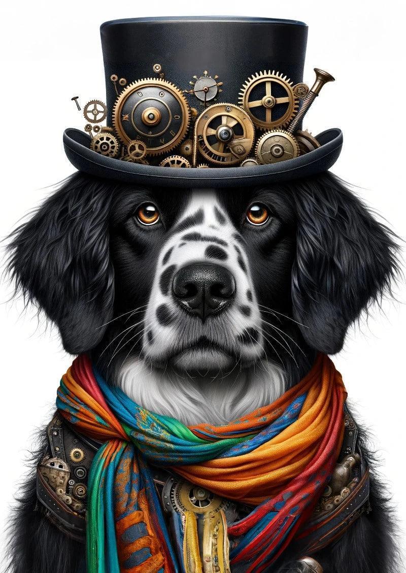 Diego Dog - Hund | Decoupage Seidenpapier | Mint by Michelle - Lioness Vintage