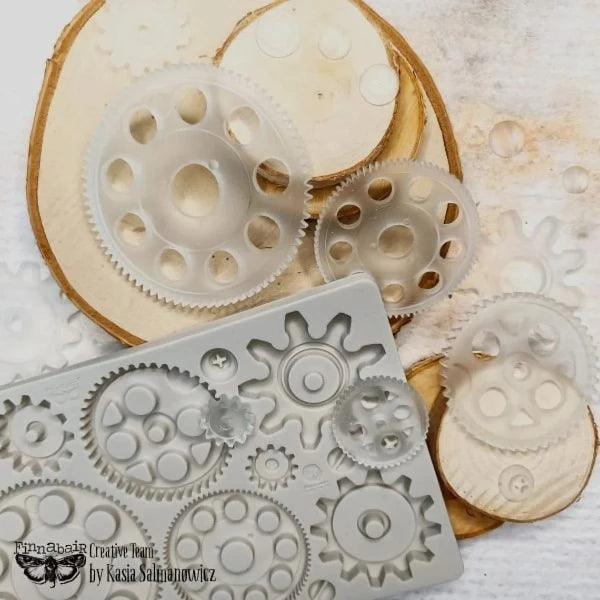 Large Gears | Finnabair Mould | Zahnräder Steampunk - Lioness Vintage