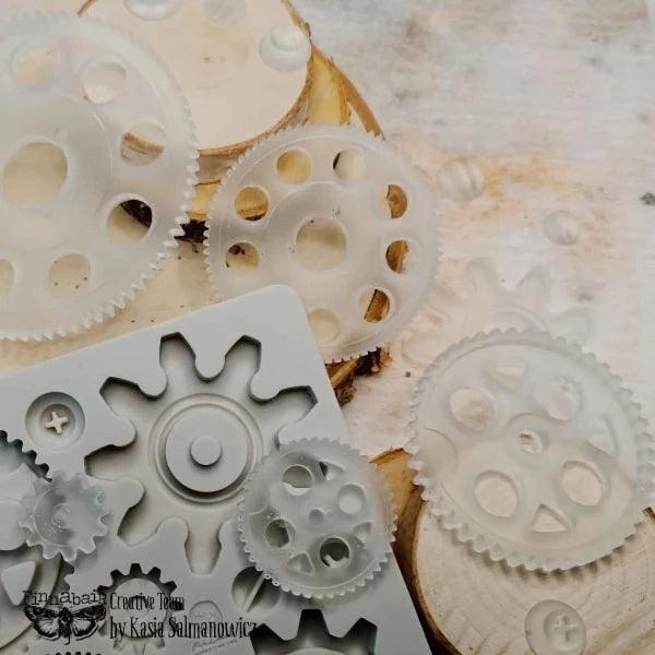 Large Gears | Finnabair Mould | Zahnräder Steampunk - Lioness Vintage
