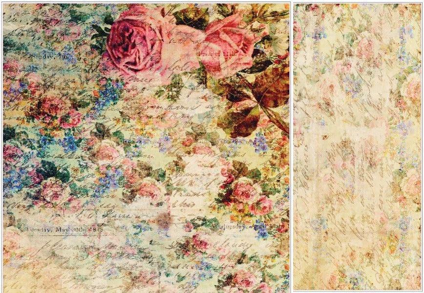 Lovely Sonnet | A1 Rice Decoupage Paper | Belles & Whistles - Lioness Vintage