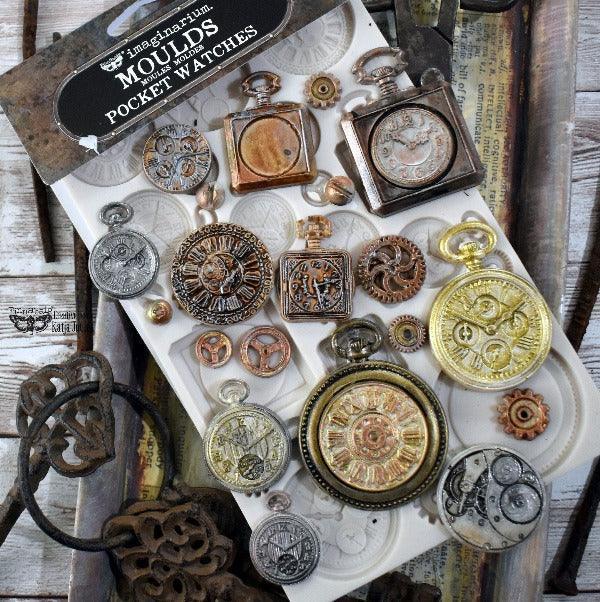 Pocket Watches | Taschenuhren | ReDesign Silikonform - Lioness Vintage