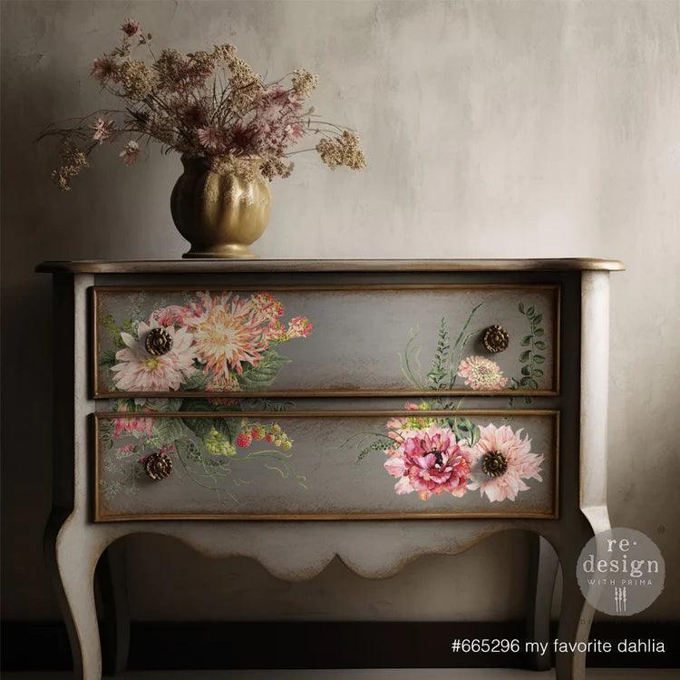 Redesign | Maxi Transfer | My Favorite Dahlia - Lioness Vintage