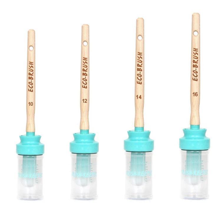 Rundpinsel mit Frischhaltebehälter | Brushkeeper & Deluxe Ecobrush - Lioness Vintage