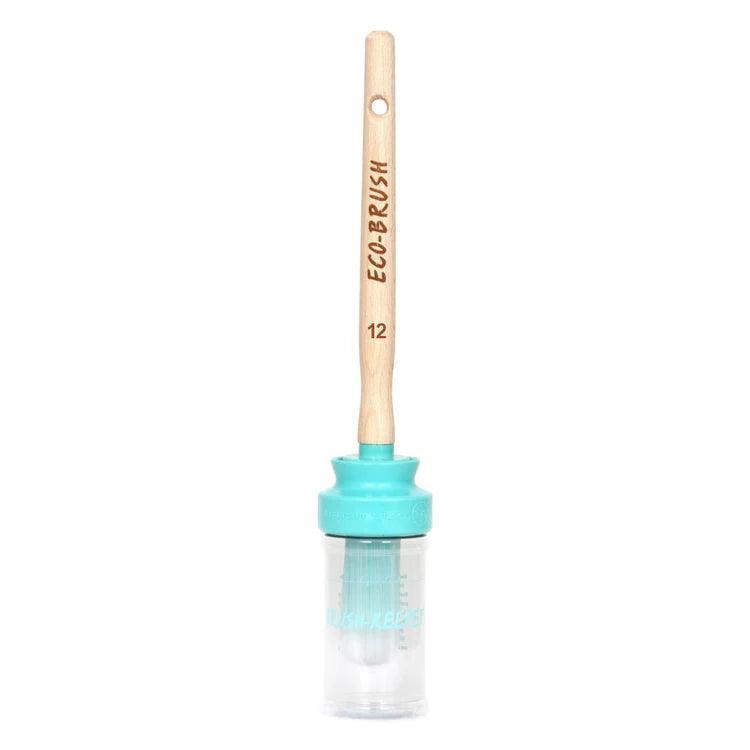 Rundpinsel mit Frischhaltebehälter | Brushkeeper & Deluxe Ecobrush - Lioness Vintage