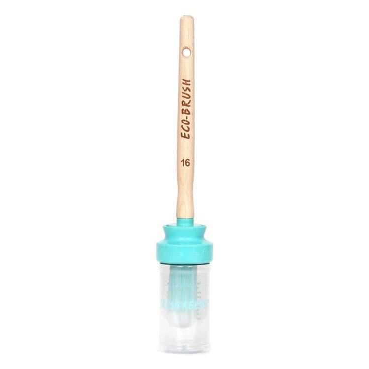 Rundpinsel mit Frischhaltebehälter | Brushkeeper & Deluxe Ecobrush - Lioness Vintage