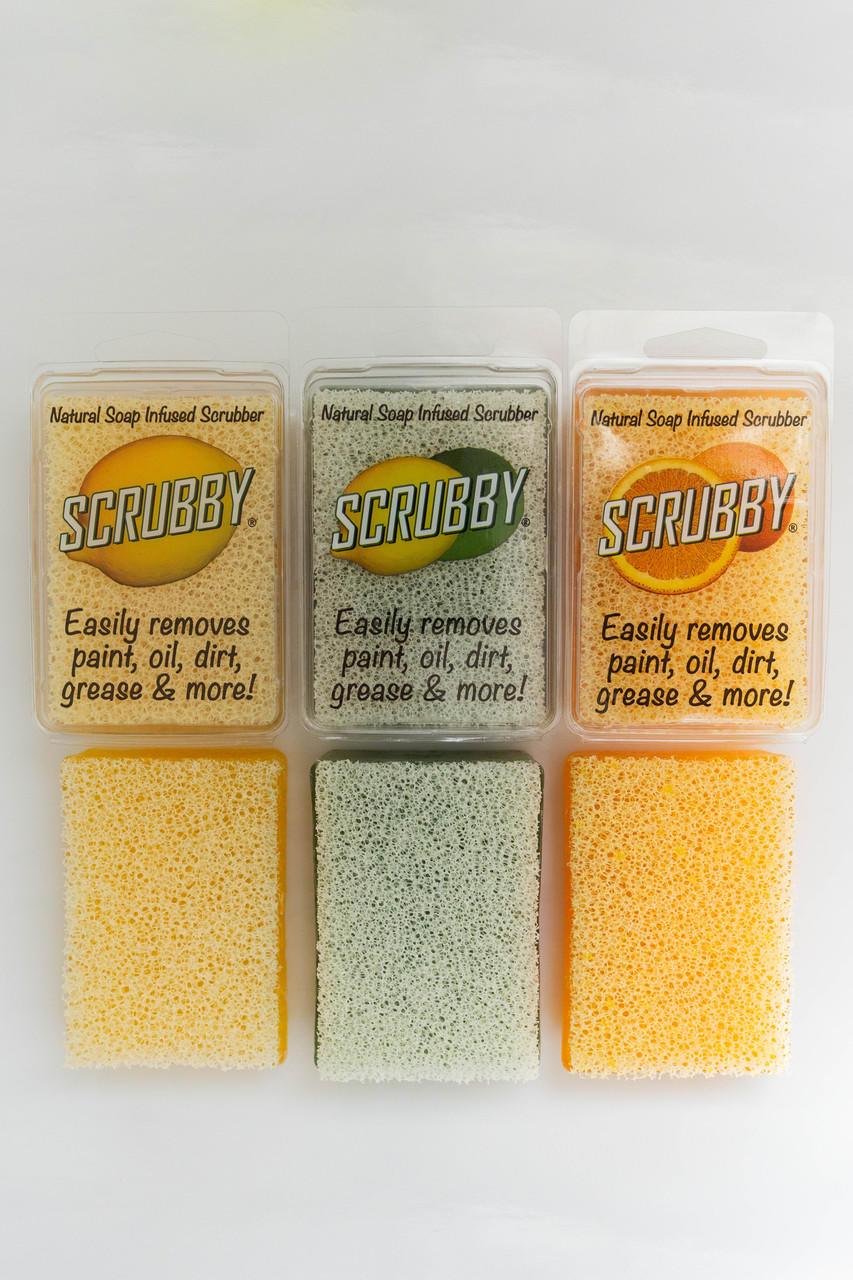 Scrubby Soap | Pinselseife Orangenduft mit Schwamm inkludiert - Lioness Vintage