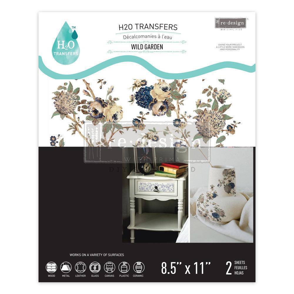 Wild Garden | Transferfolien H2O Wasserschiebefolie | Redesign - Lioness Vintage