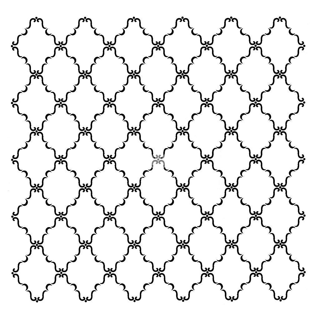 Dainty_trellis_Posh_chalk_stencil_Dainty_Trellis_kunststoff_schablone_möbel