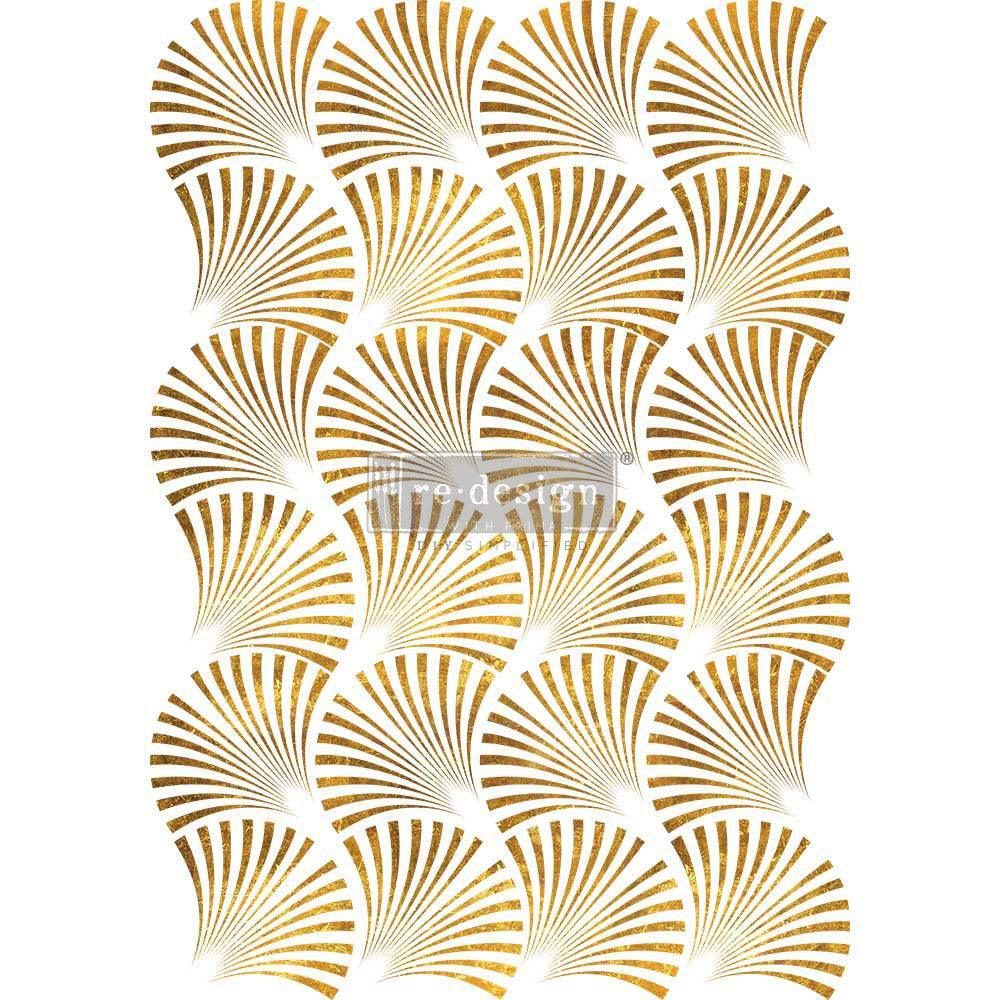ReDesign_Geo_Wave_Transfers_möbelmuster_retro_gold_aufrubbeln_deutschland_kaufen