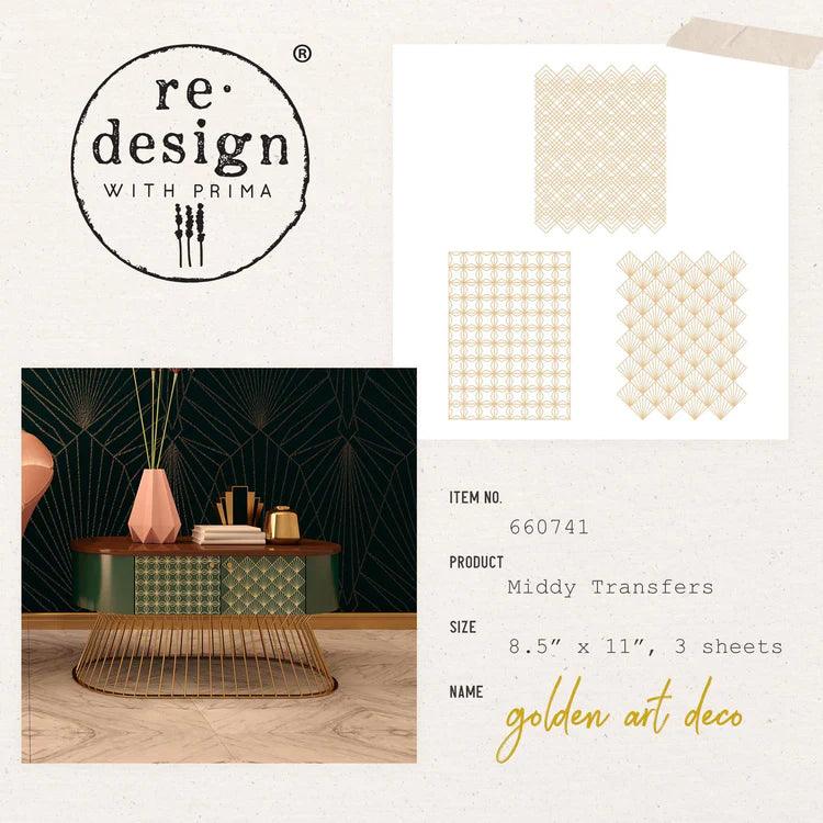 Transferfolien_Redesign_Transfer_Golden_Art_Deco_muster_möbelfolie_wandtatoo