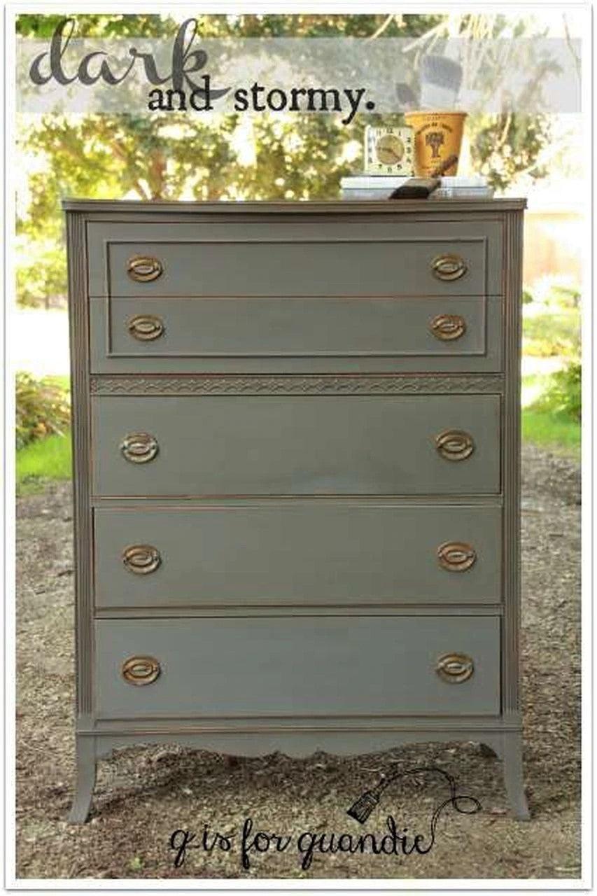 Dixie Belle Mineral Paint | Hurricane Gray | Mittelgrau - Lioness Vintage
