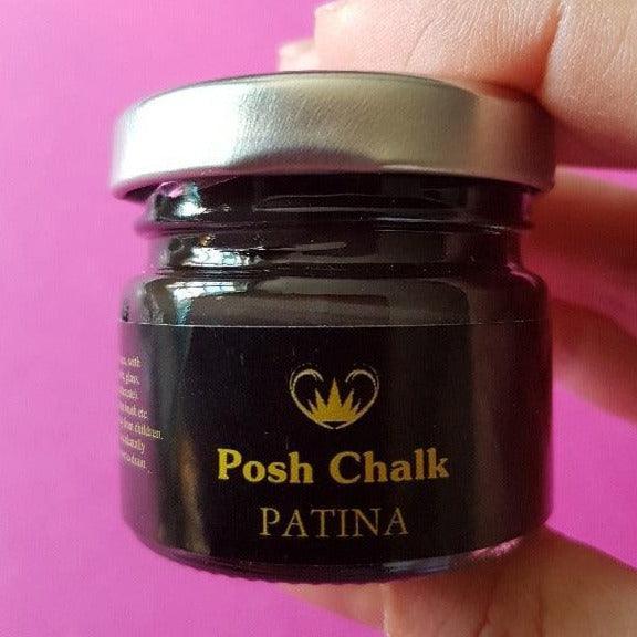 posh_chalk_patina_dark brown_gilding_Wax_Dunkelbraun_Wachs_möbelverzierung