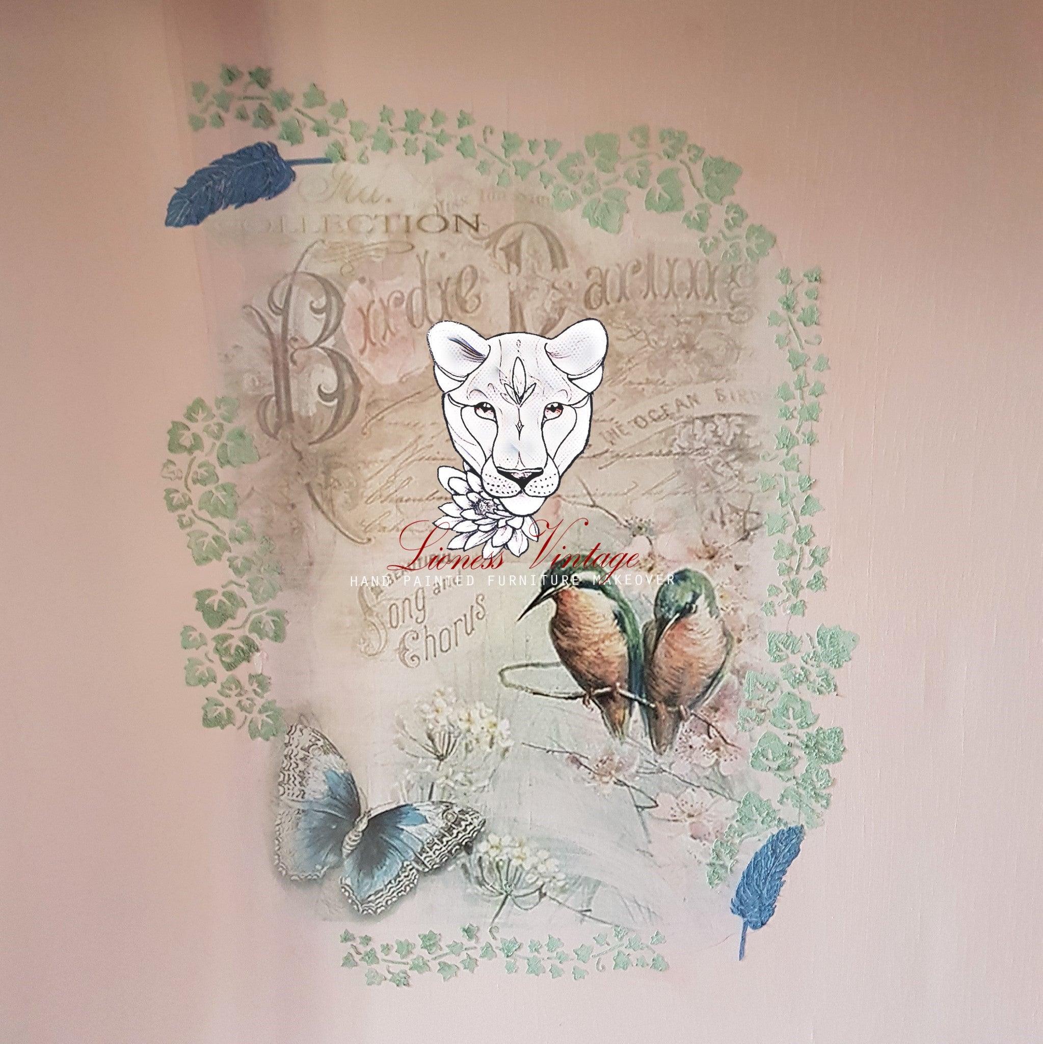 Vogelwuid Vintageglasvitrine 50er Jahre, Möbelunikat - Lioness Vintage - Möbelmanufaktur