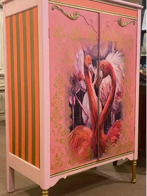 Mint_by_Michelle_Flamingo_Möbelbild_kleben_decoupache_2