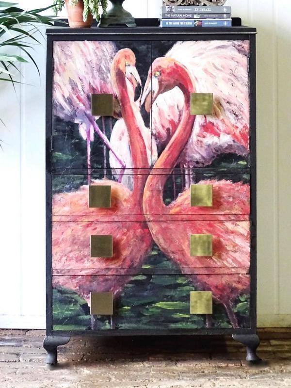 Mint_by_Michelle_Flamingo_Möbelbild_kleben_decoupache_2