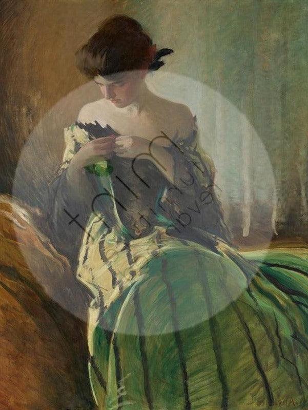 mint_by_michelle_study_in_black_green_decoupage_paper