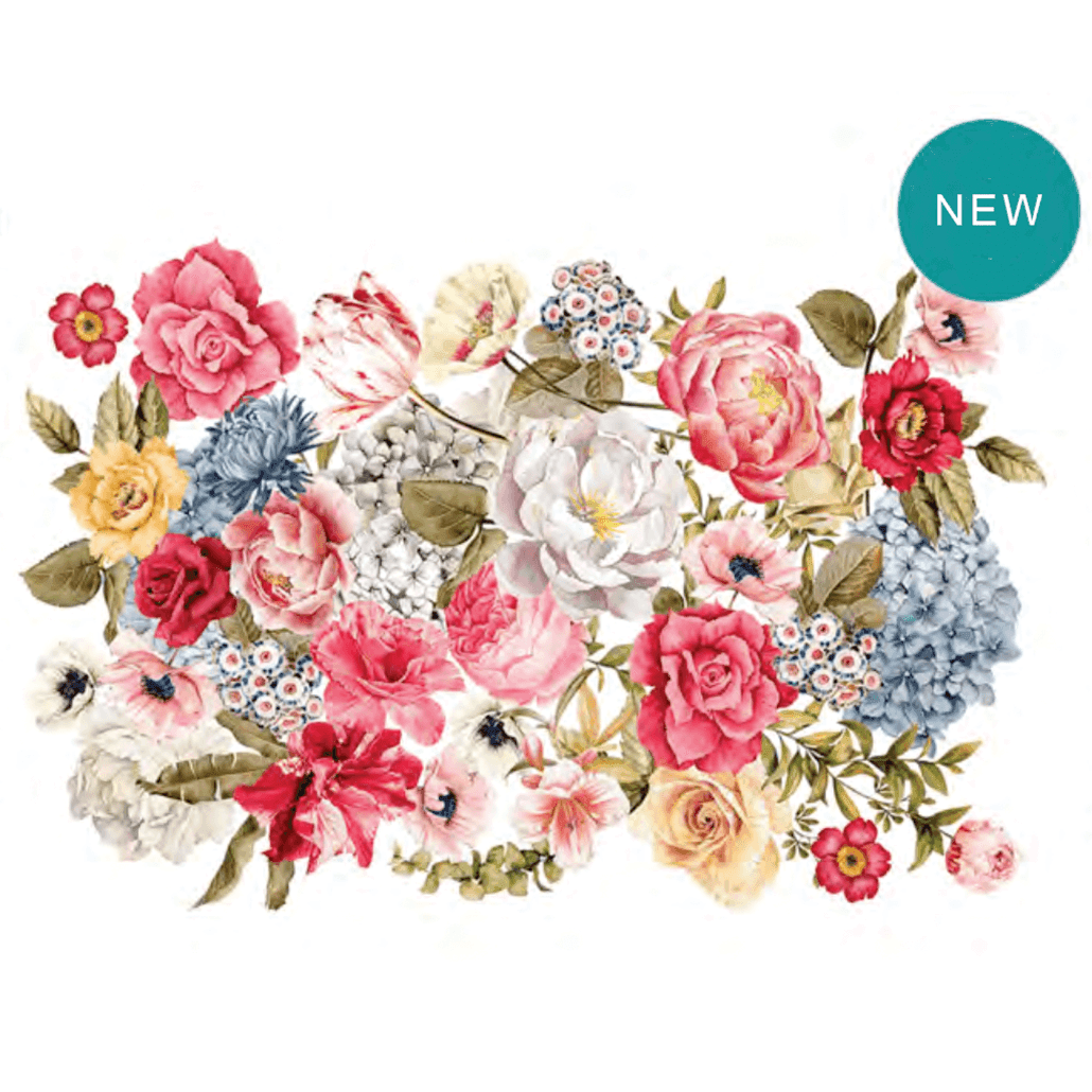 Mittelgroßes Décor Transfers - Wondrous Floral II - Lioness Vintage
