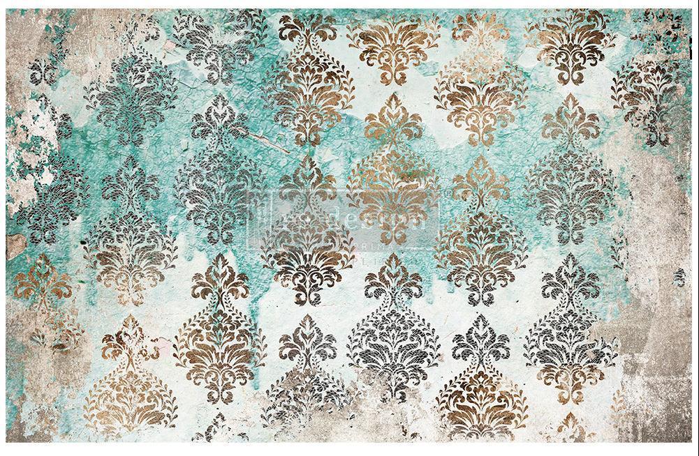 Patina Flourish | ReDesign Tissue Papier - Lioness Vintage