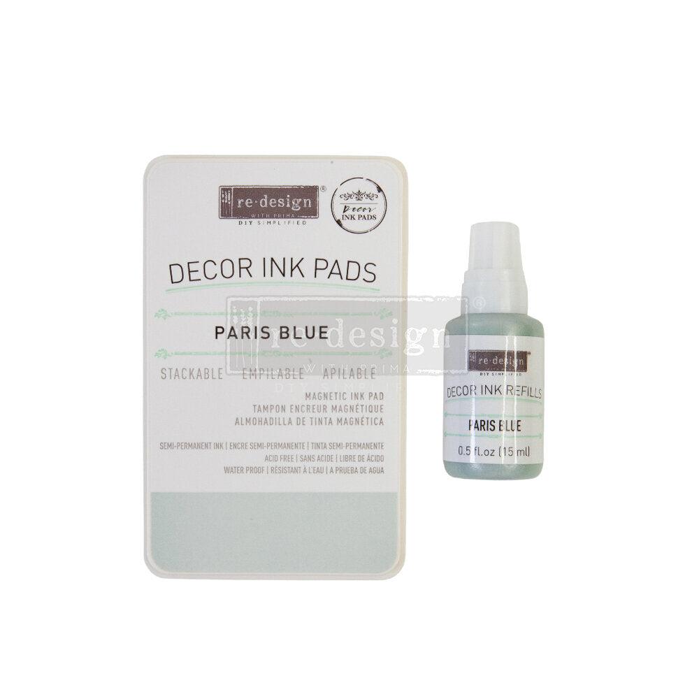 ReDesign Ink Pad - Paris Blue •  • Stamp Ink Permanent