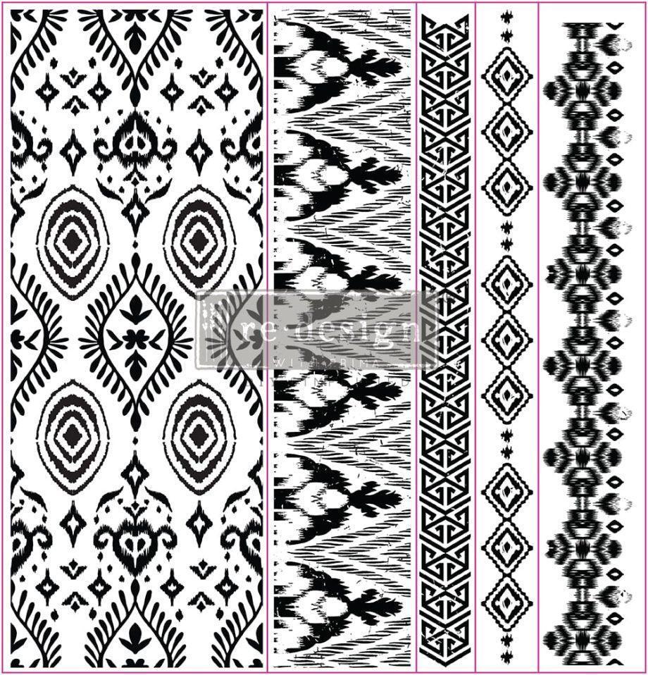 ReDesign Decor Stamp - Elemental Borders - Lioness Vintage