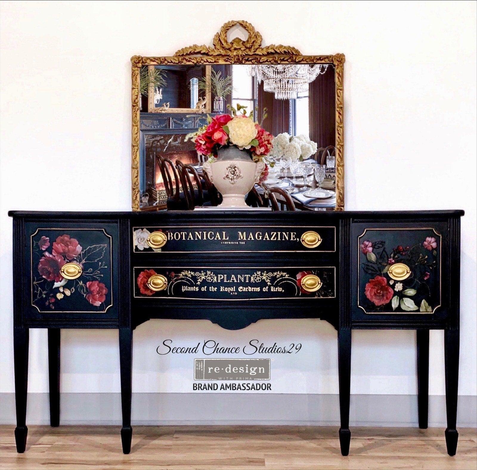 Redesign Decor Transfers - Midnight Floral - Lioness Vintage