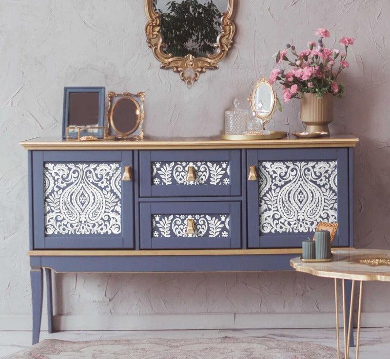 Redesign Decor Transfers® - White Engraving - weiße Spitze - Lioness Vintage