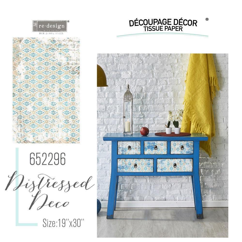 ReDesign | Decoupage Tissue Paper - Distressed Deco - Lioness Vintage