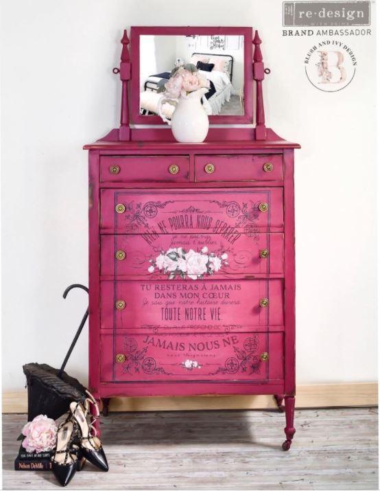 ReDesign Transfer | My Heart - Rosen und Schrift - Lioness Vintage