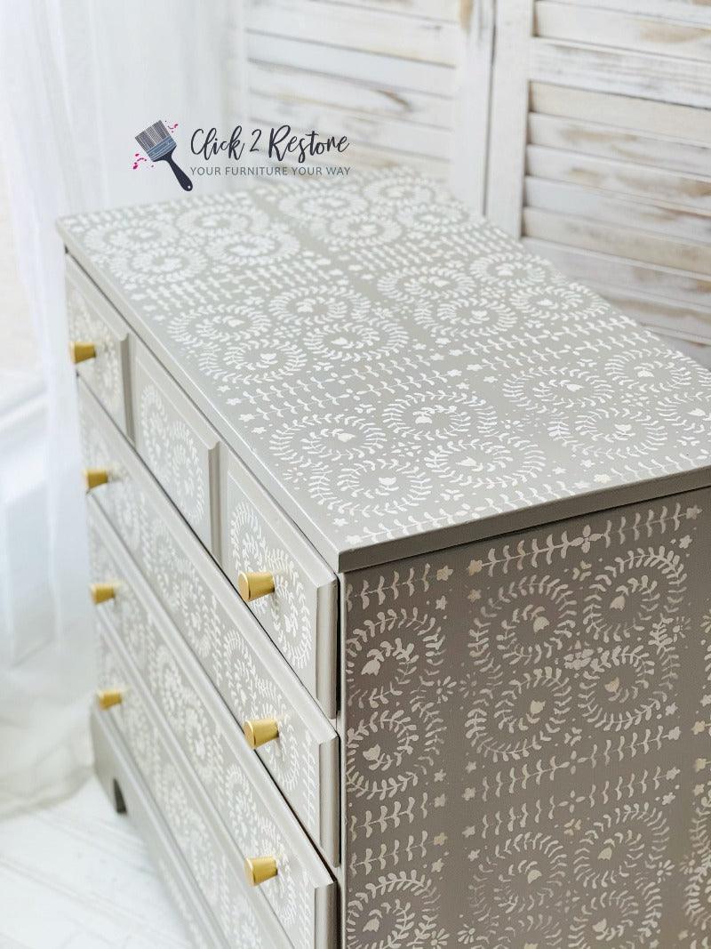 Schablonen | Redesign Stencil - Elegant Vine - Lioness Vintage
