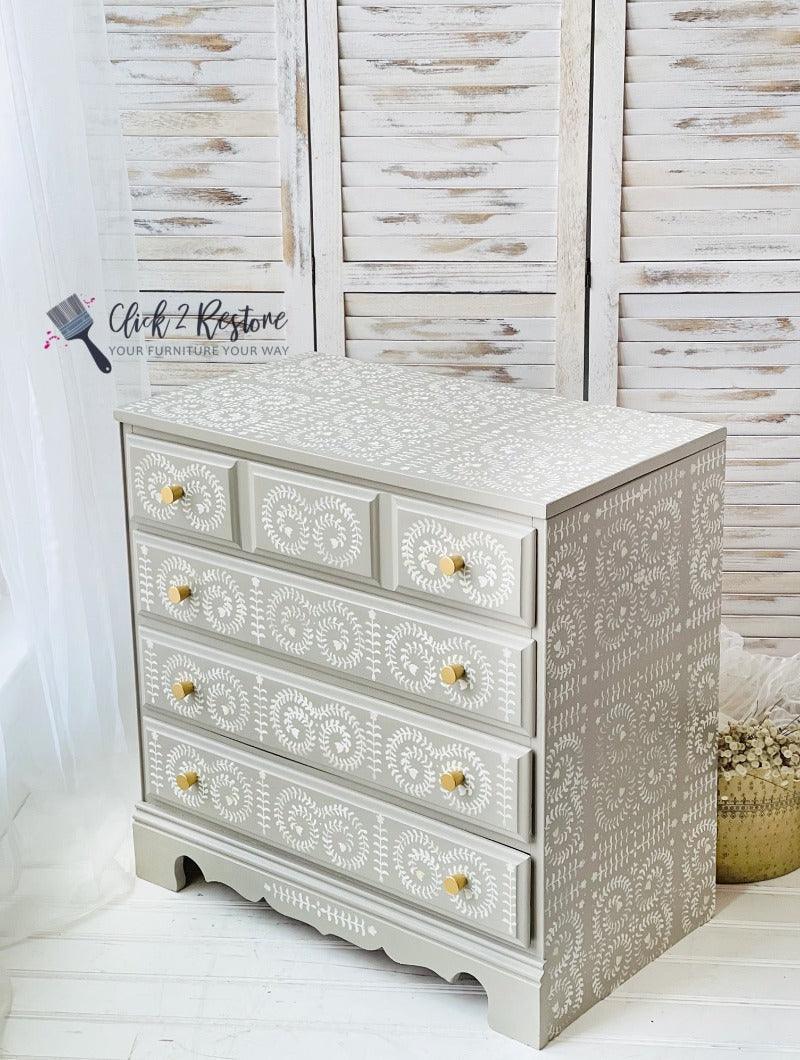 Schablonen | Redesign Stencil - Elegant Vine - Lioness Vintage