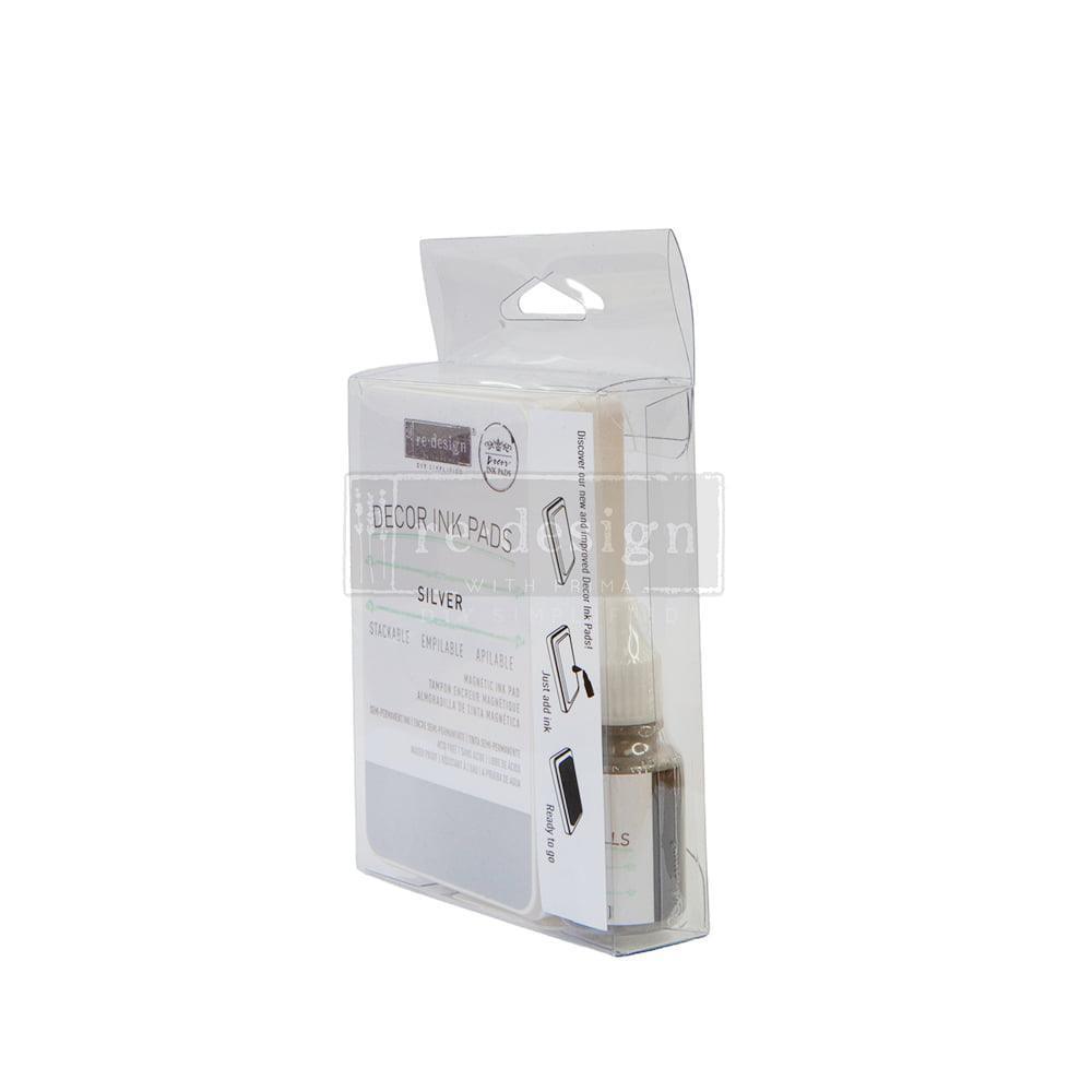 Stempelset Silber Decor Ink Pad & Refill | Prima Redesign - Lioness Vintage