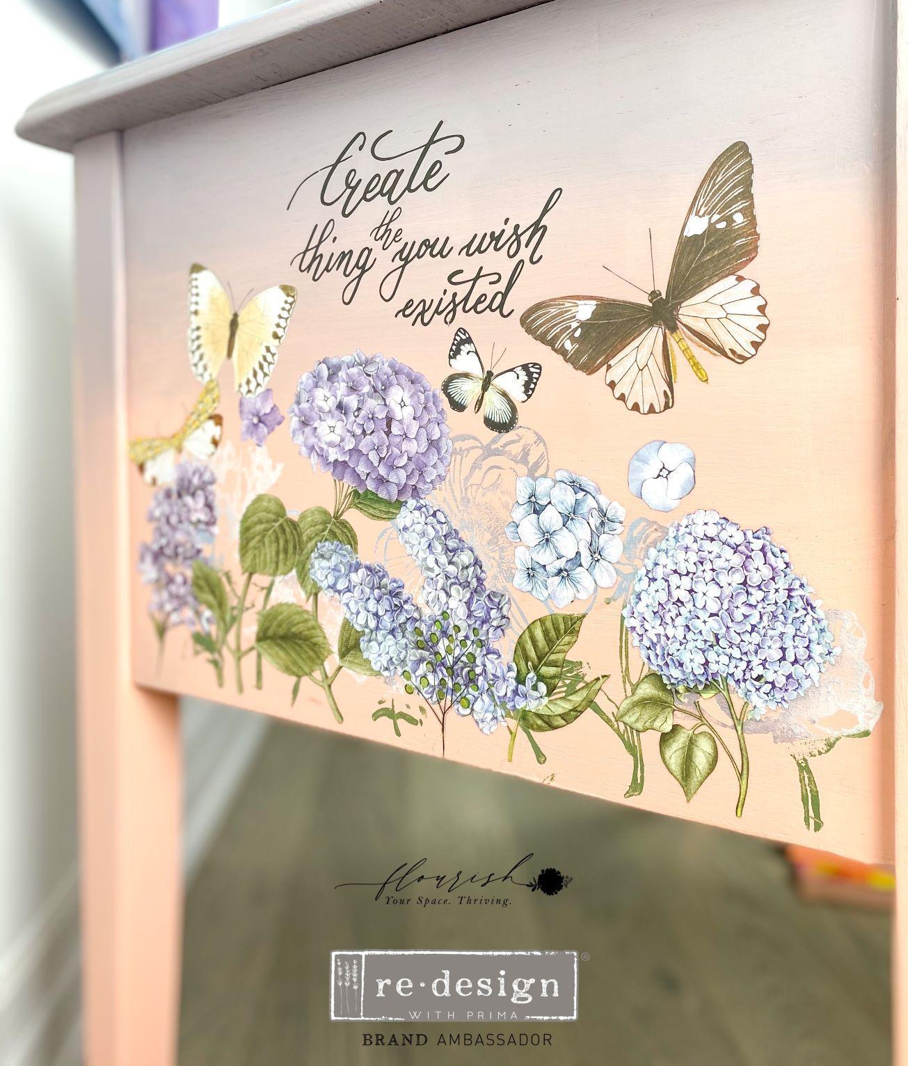 Transferfolien | Redesign Transfer | Mystic Hydrangea - Lioness Vintage