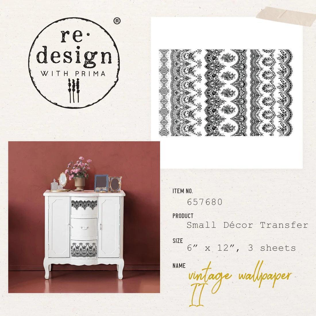 Transferfolien | Redesign Transfer - Vintage Wallpaper II - Lioness Vintage