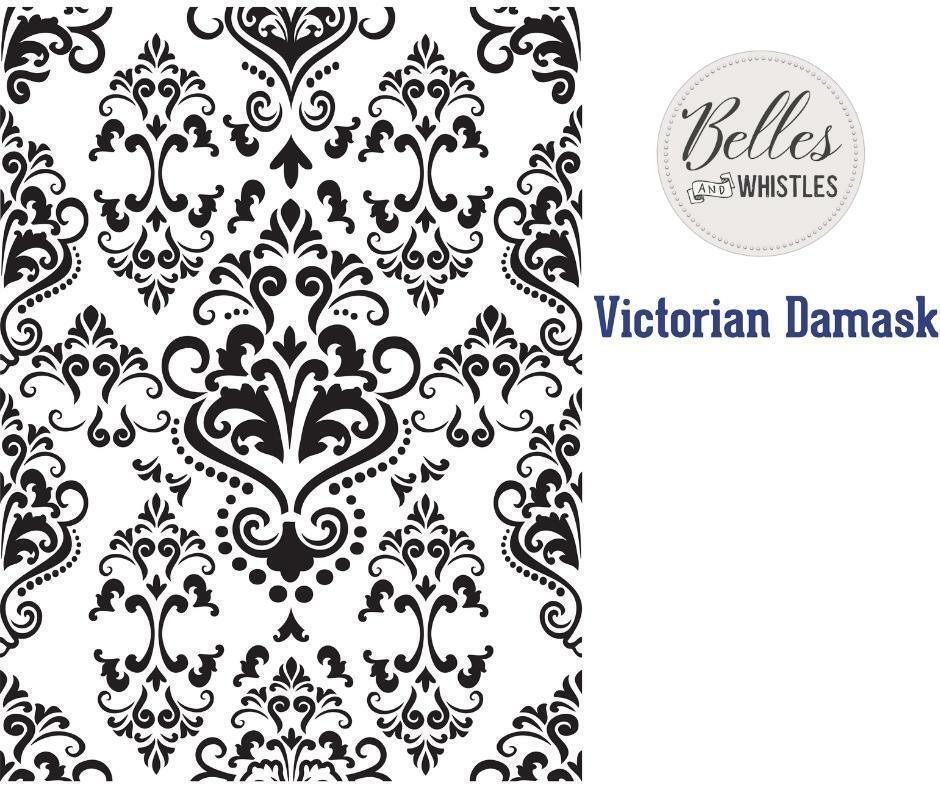 Victorian Damask | XXL Schablone | Dixie Belle - Lioness Vintage