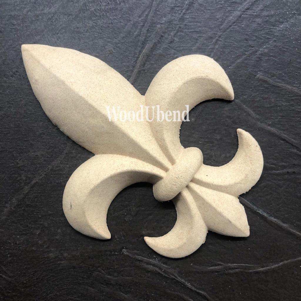 woodUbend_wubx1011_Fleur_De_Lis_französische_Lilie_woodcarving_germany_möbelverzierung_woodapplication_woodubend_moulding