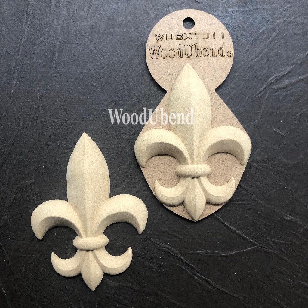 woodUbend_wubx1011_Fleur_De_Lis_französische_Lilie_woodcarving_germany_möbelverzierung