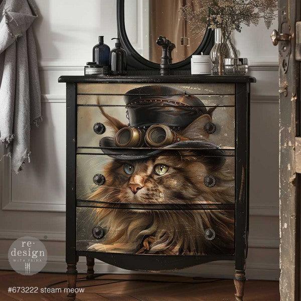 Steampunk_Buddies_redesign_A1_Decoupage_moebelbild_aufkleben