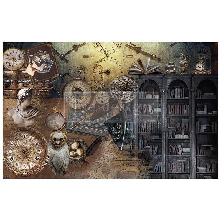 Moebelbild_redesign_decoupage_Archival_Notes_steampunk