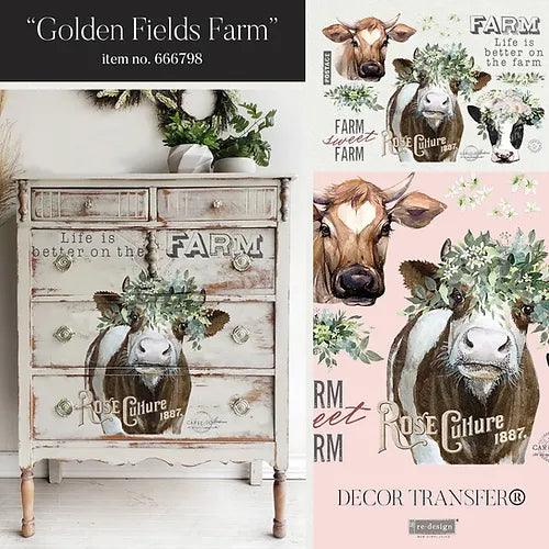 Golden Fields Farm | Redesign Transfer | Kühe