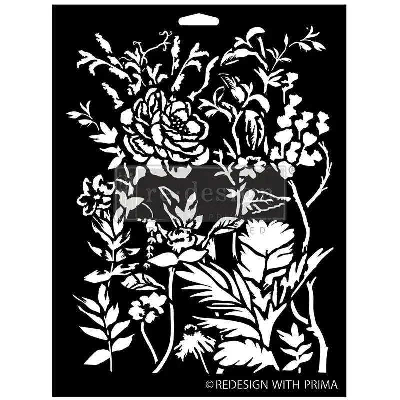 Cerulean Blooms | Schablonen | Redesign Stencil
