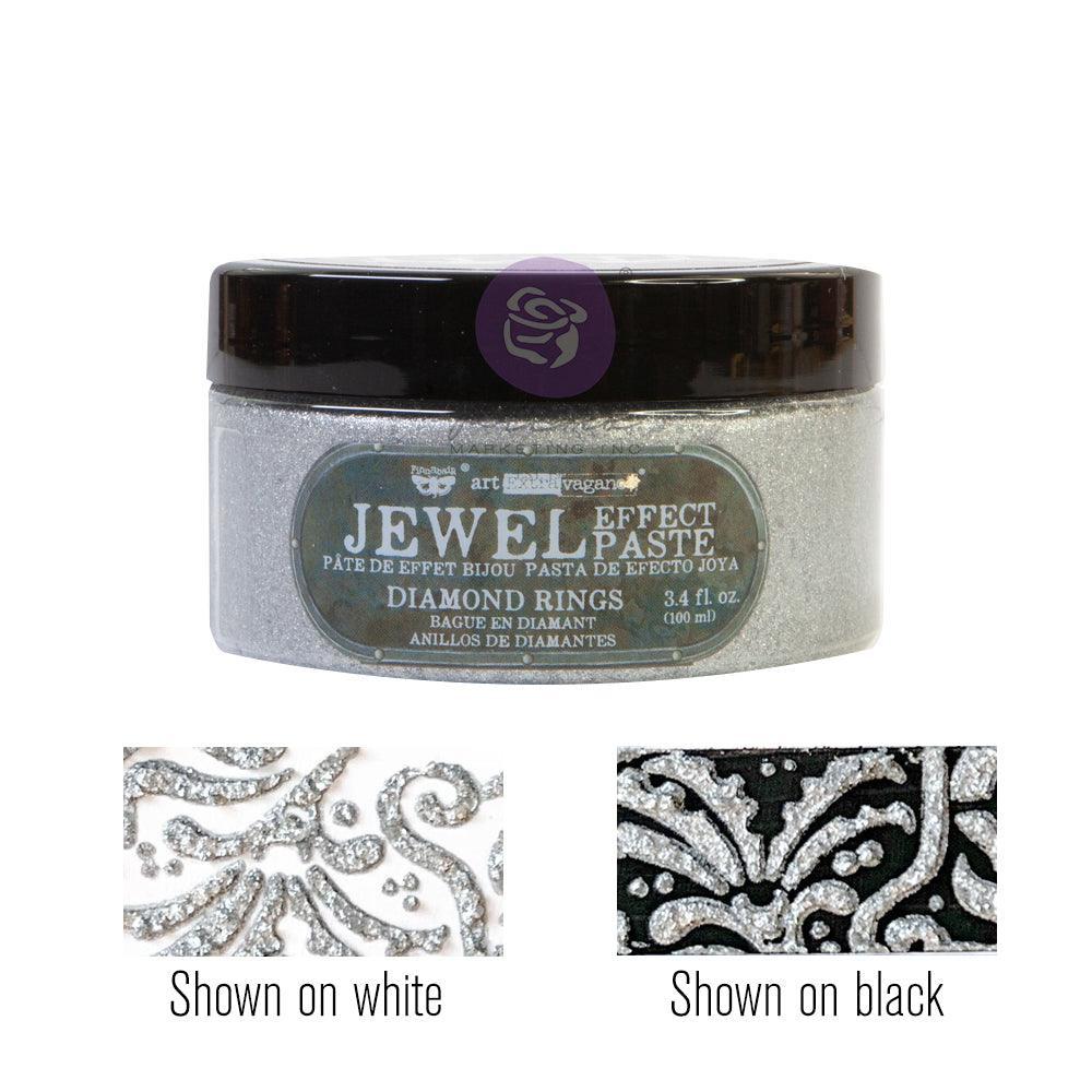 Diamond Rings | Jewel Effect Paste | Silber Metallic