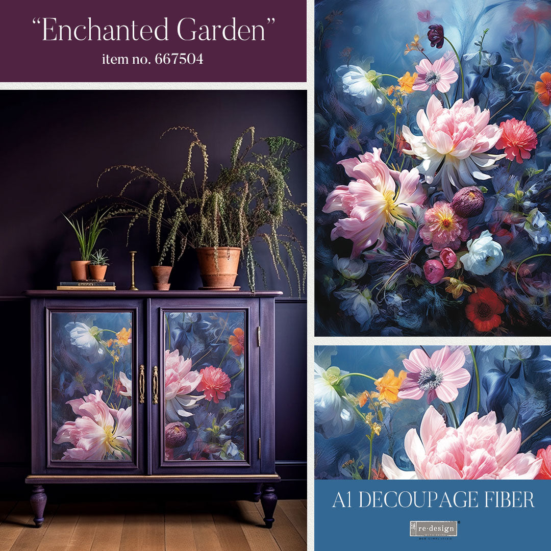 Enchanted Garden | DIN A1 Decoupage Fiber Paper | ReDesign
