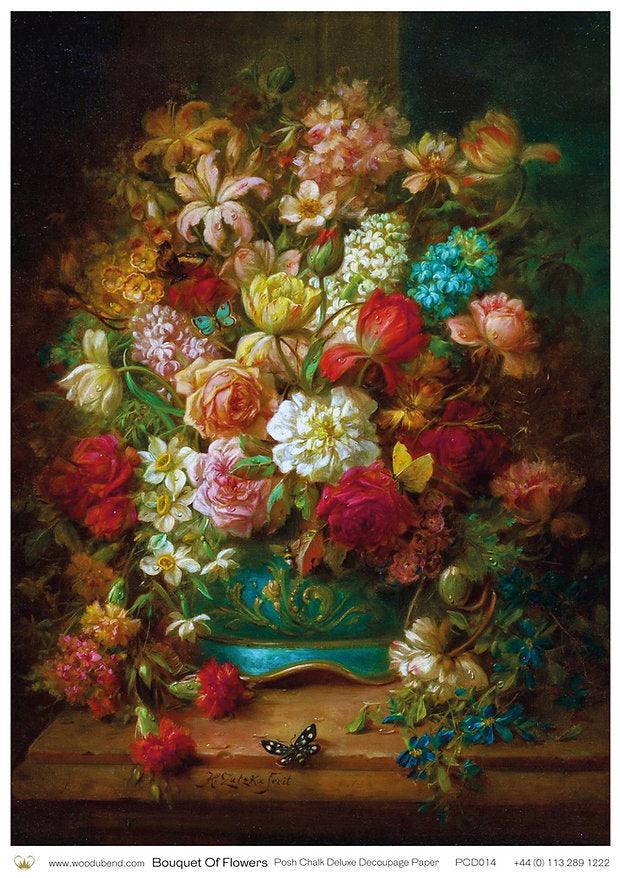 Posh_chalk_decoupage_bouquet_of_flowers_blumen_gemaelde_lioness_vintage_moebelbild_aufkleben