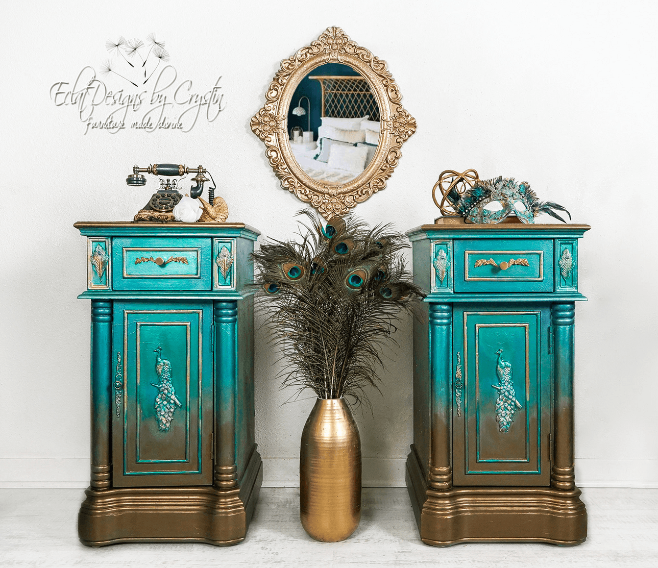 Regal Peacock | ReDesign Mould | Pfauen Silikonform - Lioness Vintage